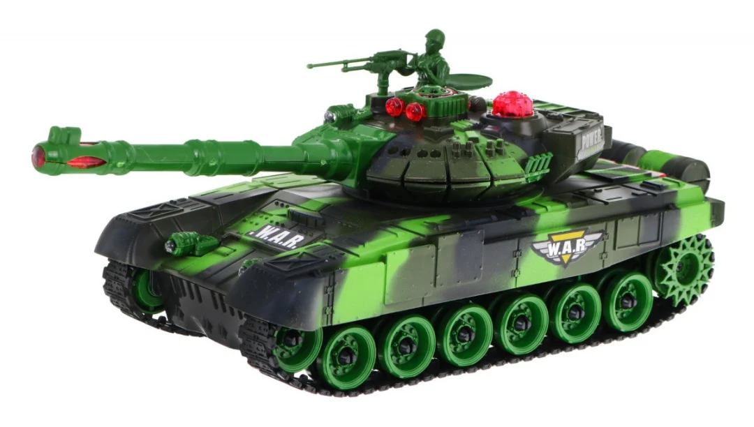 RC tenk za djecu 3+ s pucanjem, zeleni_3