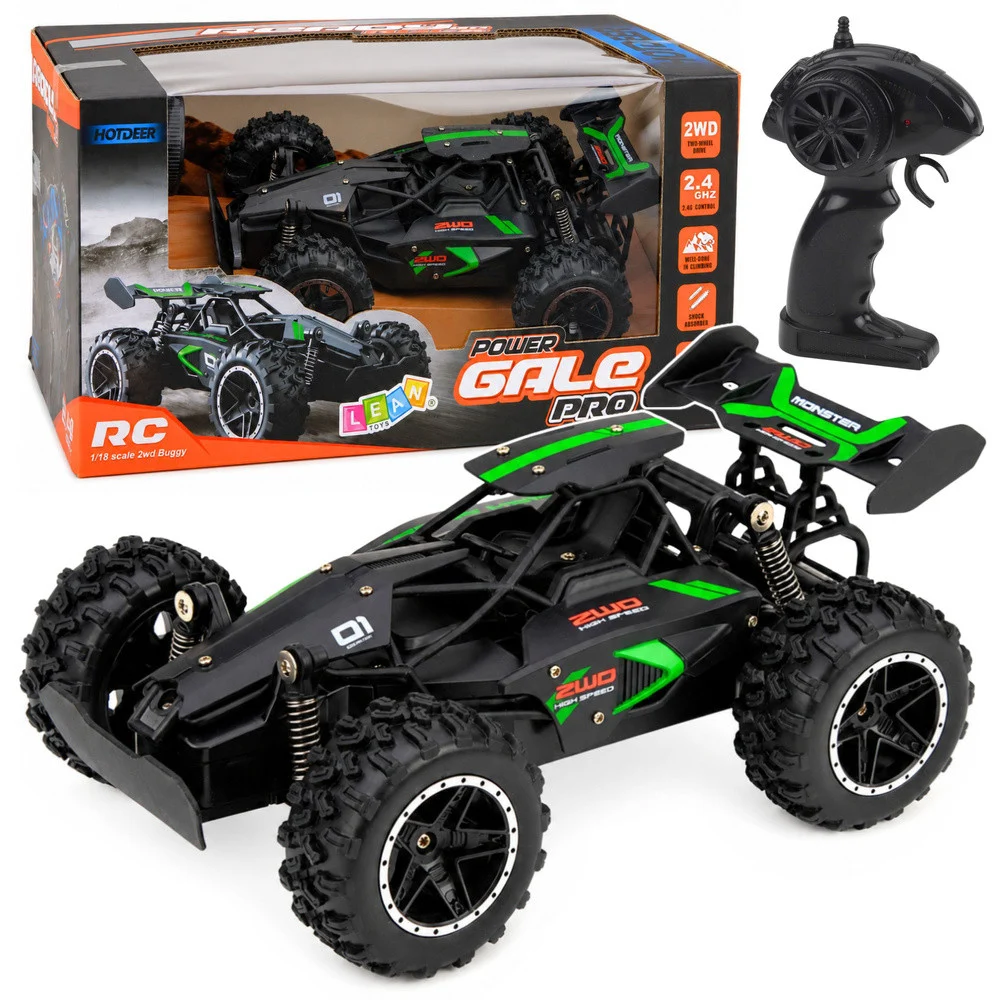 RC terenski automobil za penjanje na daljinsko upravljanje crni 1:18 15 KM/H_1