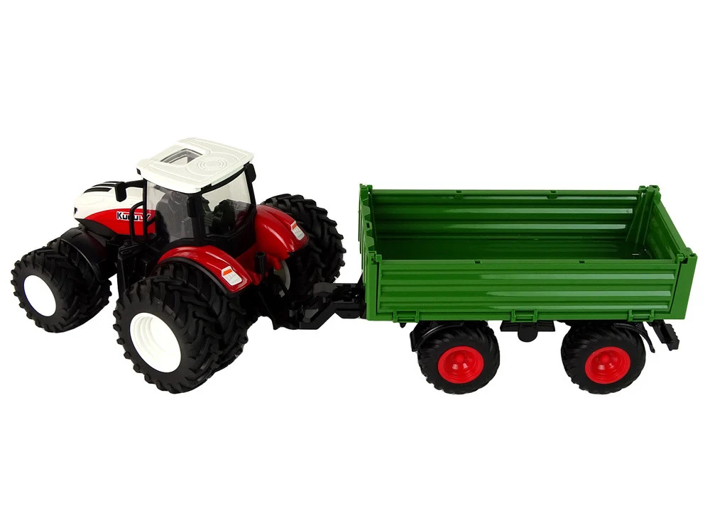 RC traktor s prikolicom 1:24 Crvena Zelena_4
