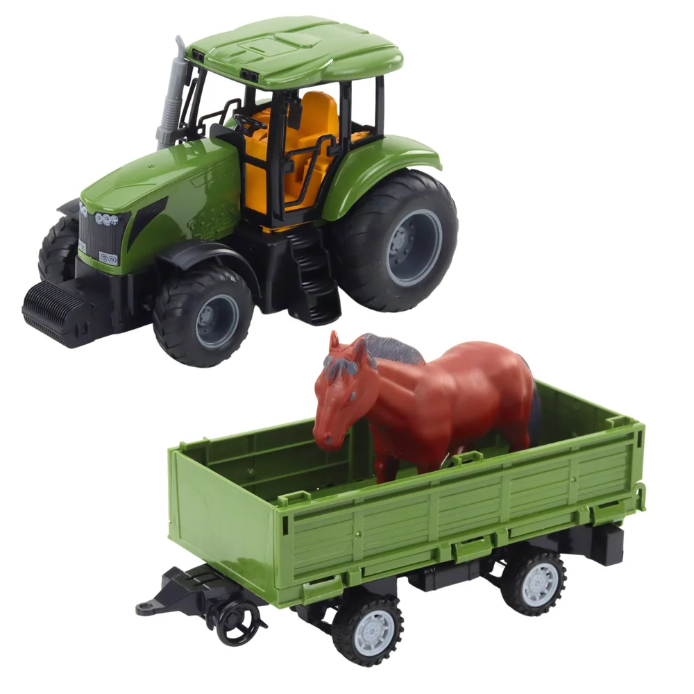 RC traktor s prikolicom i konjem na daljinsko_3