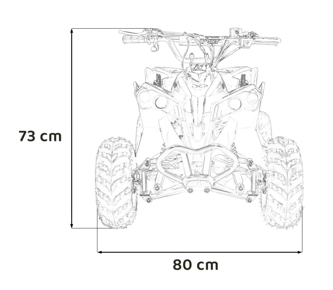 RENEGADE 110CC benzinski quad žuti_2