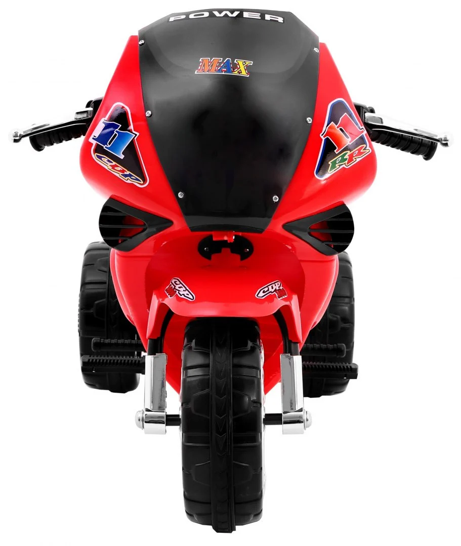 RR1000 Električni tricikl za djecu Crveni + Zvuci + Svjetla + Spremište, crvena motor na akumulator_2
