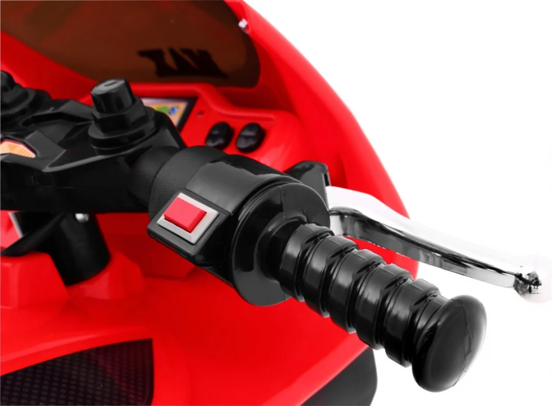 RR1000 Električni tricikl za djecu Crveni + Zvuci + Svjetla + Spremište, crvena motor na akumulator_6