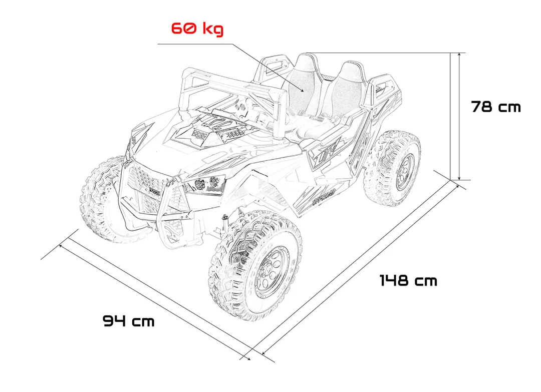 RTR Monster Speed 4x4 buggy na akumulator, crni_2
