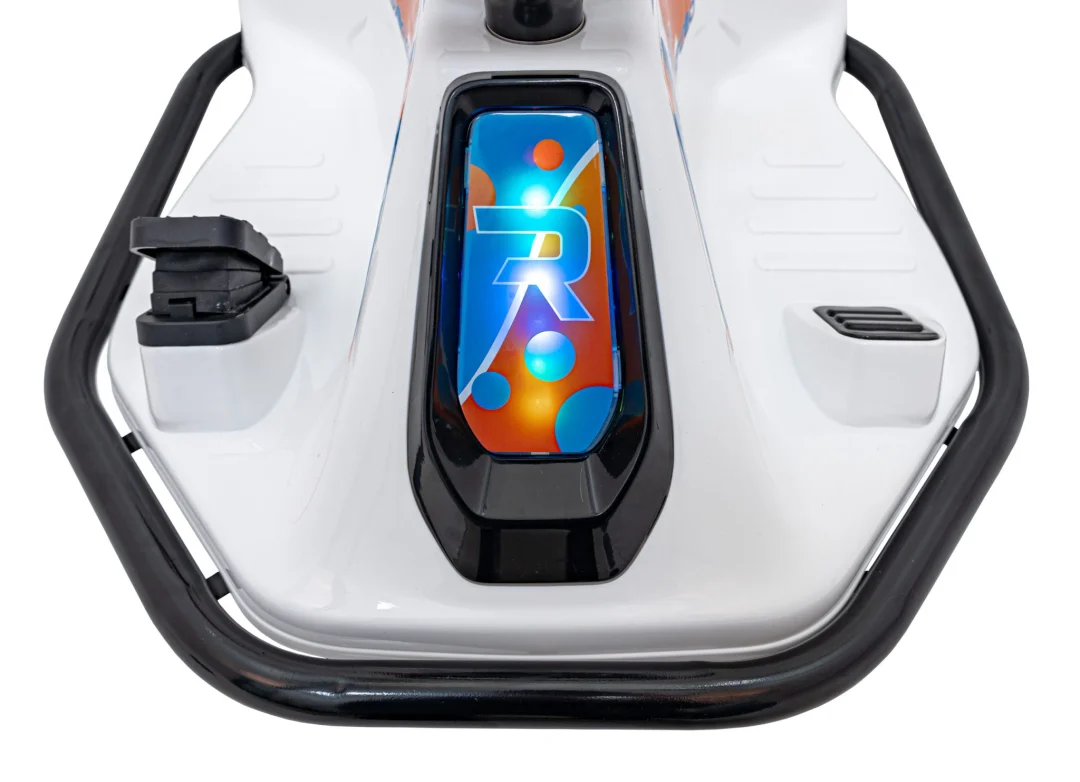 Racing Drifter vozilo na baterije za djecu, bijelo + Drift funkcija + LED audio auto na akumulator_14