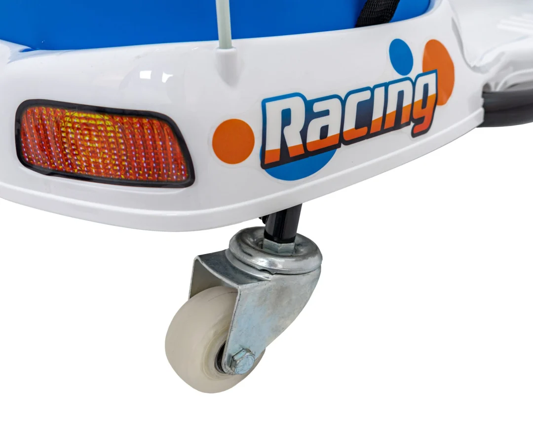 Racing Drifter vozilo na baterije za djecu, bijelo + Drift funkcija + LED audio auto na akumulator_18