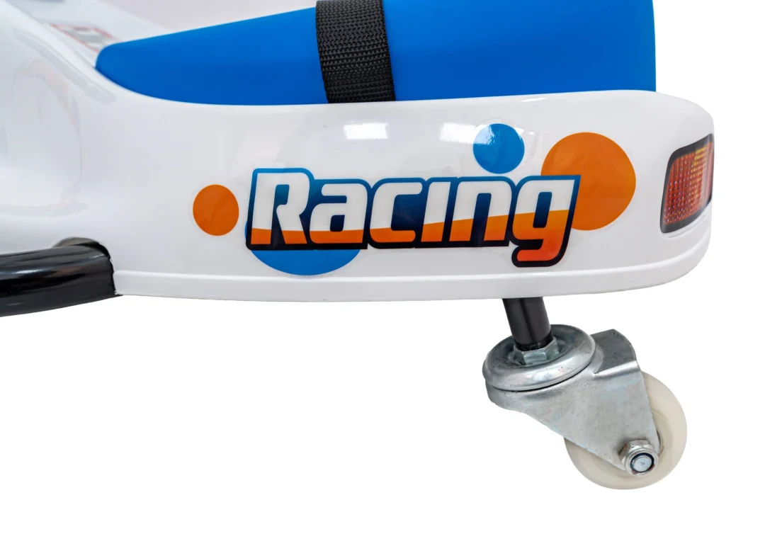 Racing Drifter vozilo na baterije za djecu, bijelo + Drift funkcija + LED audio auto na akumulator_19