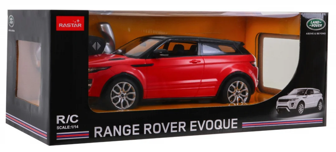 Range Rover Evoque crveni RASTAR model 1:14 terenski automobil na daljinsko upravljanje, crvena_7