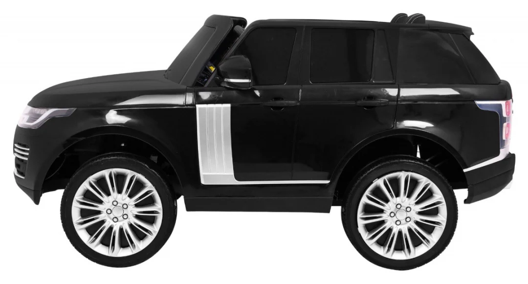 Range Rover HSE dječji automobil s 2 sjedala, crni SUV + daljinski upravljač, crna_4