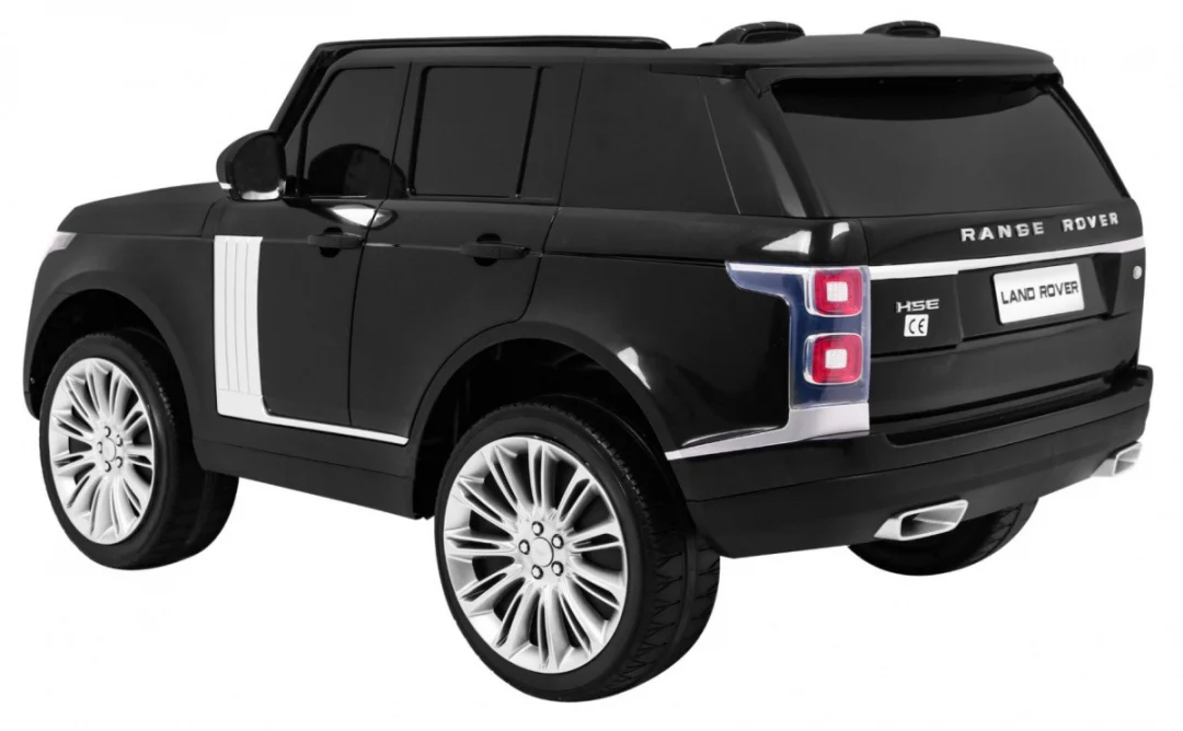 Range Rover HSE dječji automobil s 2 sjedala, crni SUV + daljinski upravljač, crna_5