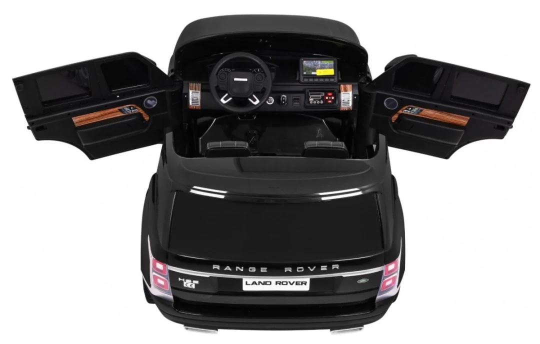 Range Rover HSE dječji automobil s 2 sjedala, crni SUV + daljinski upravljač, crna_7