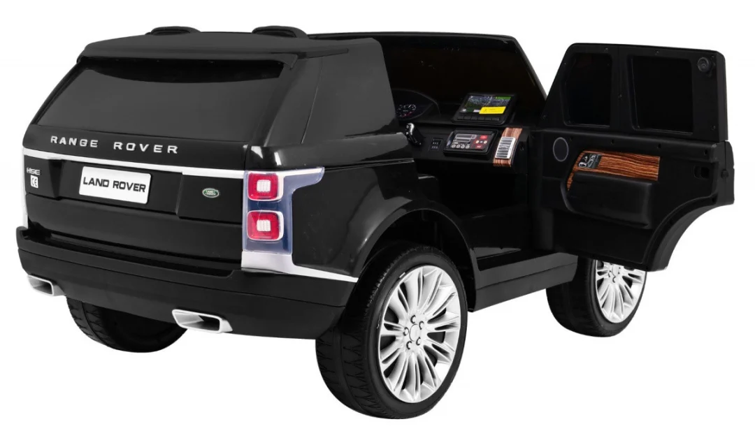 Range Rover HSE dječji automobil s 2 sjedala, crni SUV + daljinski upravljač, crna_8