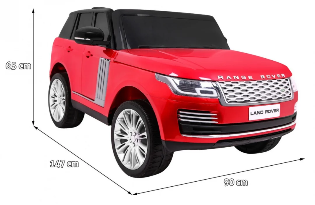 Range Rover HSE obojani automobil za 2 djece crveni SUV + daljinski upravljač + audio ploča, crvena_2