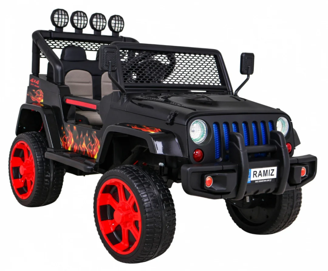 Raptor Drifter Flames terenski automobil + daljinski upravljač + 4x4 pogon + pretinac za pohranu + spori start + MP3 LED_10