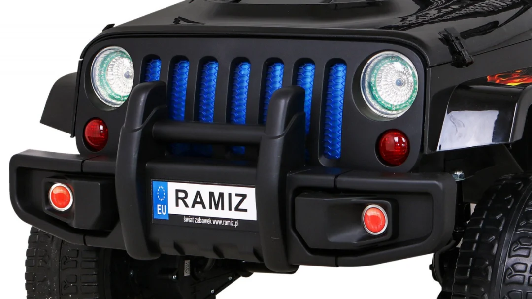 Raptor Drifter Flames terenski automobil + daljinski upravljač + 4x4 pogon + pretinac za pohranu + spori start + MP3 LED_12