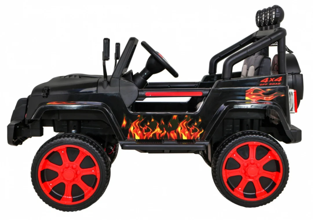 Raptor Drifter Flames terenski automobil + daljinski upravljač + 4x4 pogon + pretinac za pohranu + spori start + MP3 LED_4