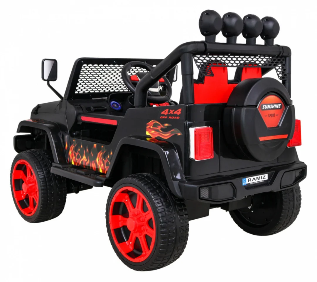 Raptor Drifter Flames terenski automobil + daljinski upravljač + 4x4 pogon + pretinac za pohranu + spori start + MP3 LED_5