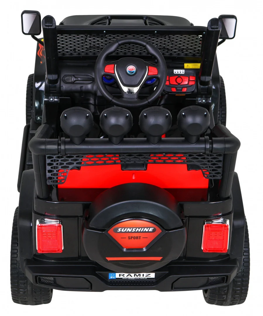 Raptor Drifter Flames terenski automobil + daljinski upravljač + 4x4 pogon + pretinac za pohranu + spori start + MP3 LED_7