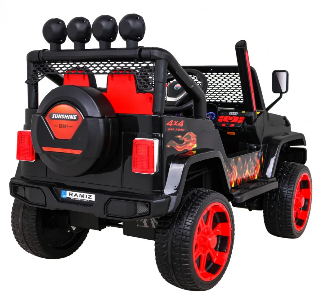 Raptor Drifter Flames terenski automobil + daljinski upravljač + 4x4 pogon + pretinac za pohranu + spori start + MP3 LED_8