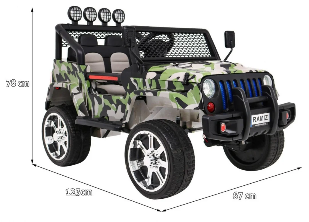 Raptor Drifter Moro terenski automobil + daljinski upravljač + 4x4 pogon + pretinac za pohranu + spori start + MP3 LED_2