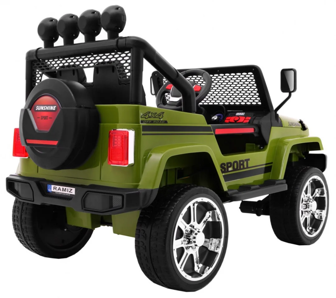 Raptor Drifter terenski automobil zeleni + daljinski upravljač + 4x4 pogon + pretinac za, zelena_2
