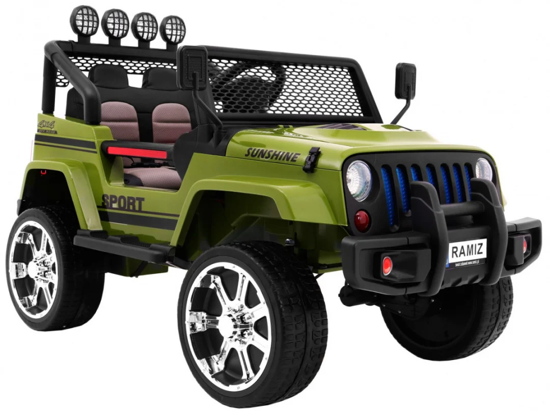 Raptor Drifter terenski automobil zeleni + daljinski upravljač + 4x4 pogon + pretinac za, zelena_5