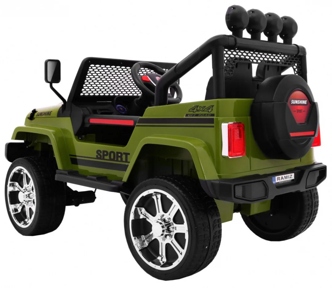 Raptor Drifter terenski automobil zeleni + daljinski upravljač + 4x4 pogon + pretinac za, zelena_7