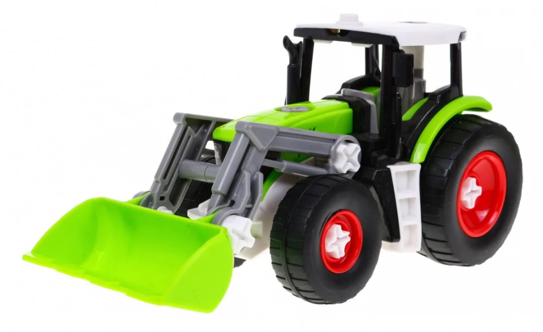 Rastavljivi traktor s prikolicom i odvijačem 3+_4