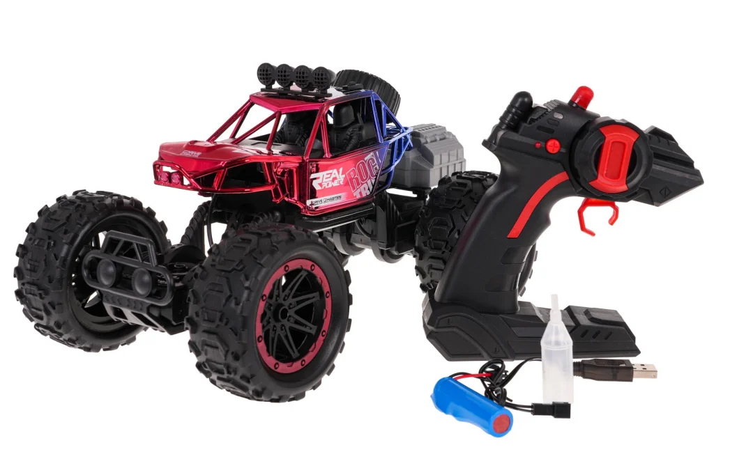 Real Rock Crawler R/C s dimom, crveni_2