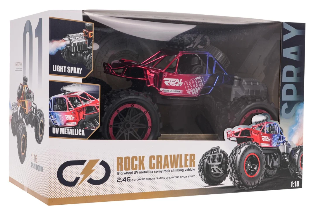 Real Rock Crawler R/C s dimom, crveni_8