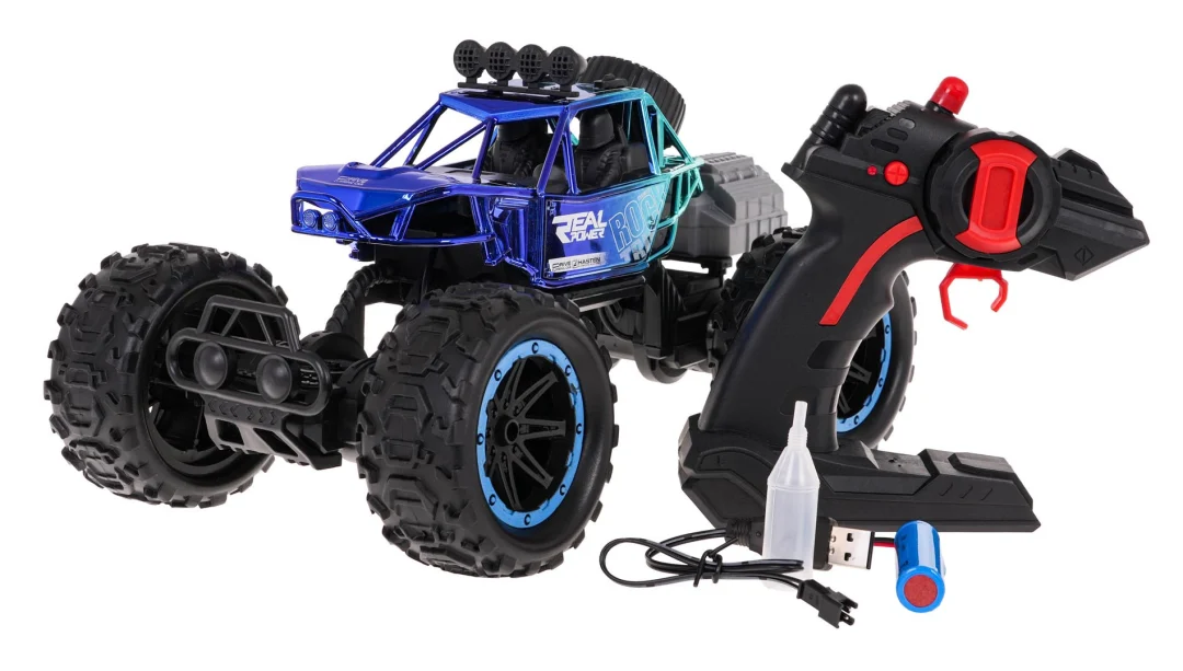 Real Rock Crawler RC s dimom, plavi_2