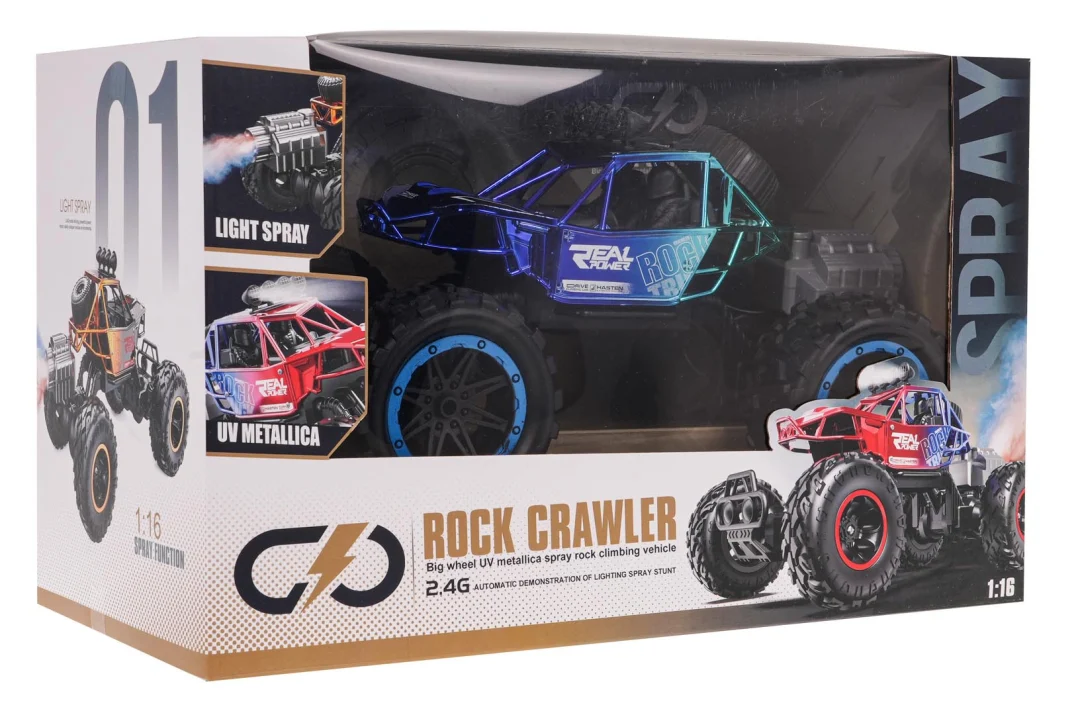 Real Rock Crawler RC s dimom, plavi_8