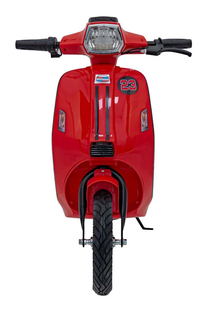 Retro skuter 23 Crveno motor na akumulator_4