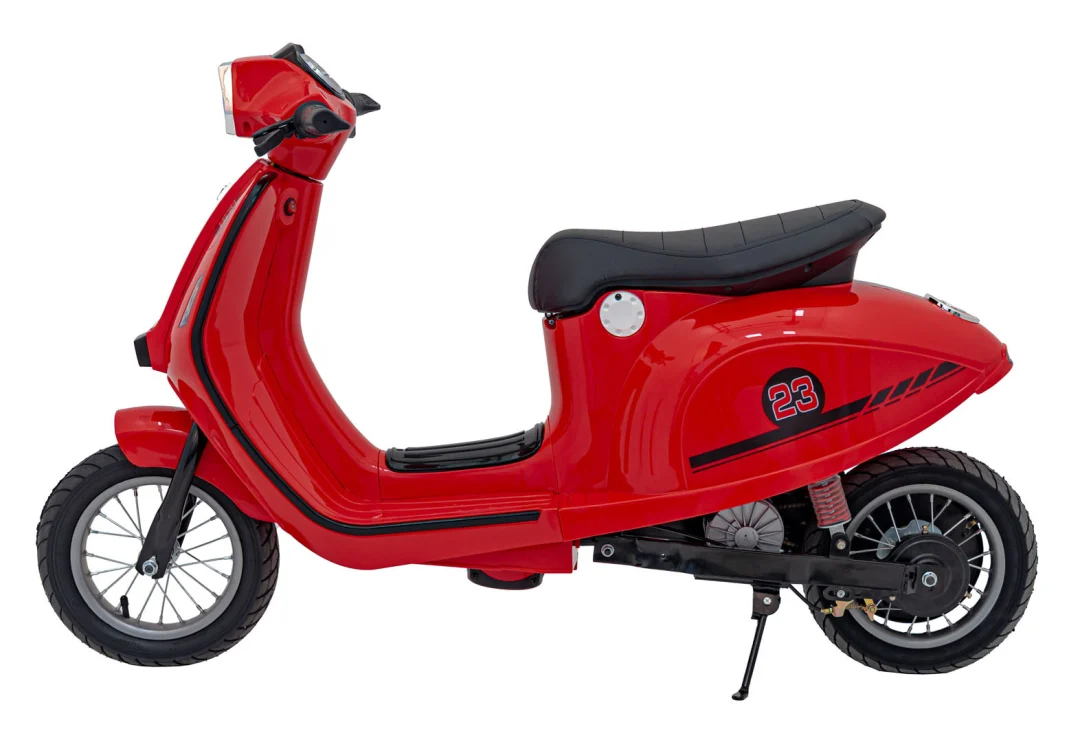 Retro skuter 23 Crveno motor na akumulator_6