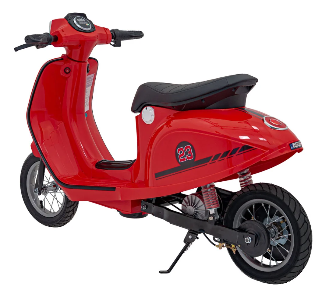Retro skuter 23 Crveno motor na akumulator_8