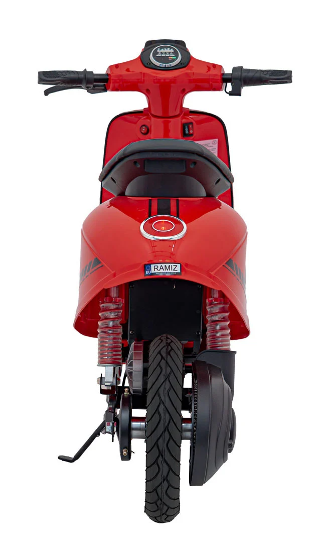 Retro skuter 23 Crveno motor na akumulator_9