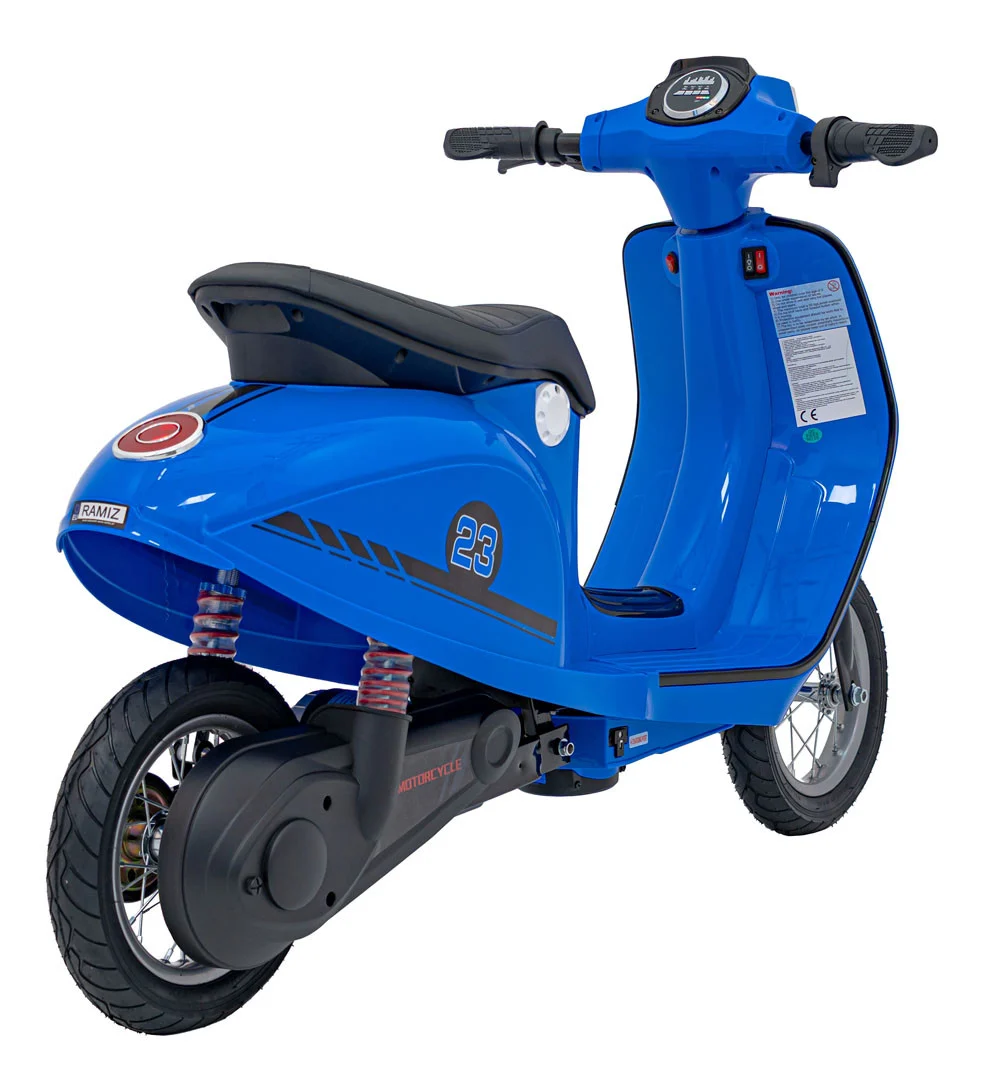 Retro skuter 23 plava motor na akumulator_11