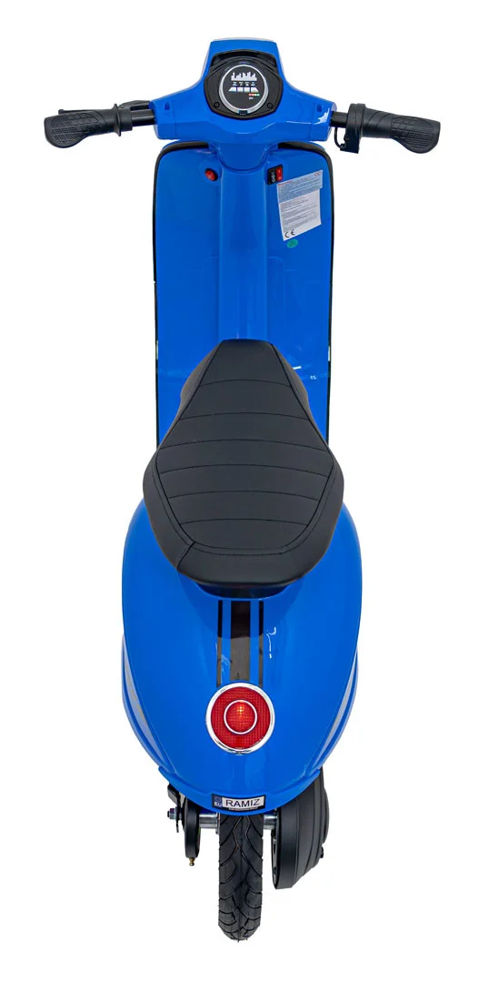 Retro skuter 23 plava motor na akumulator_12
