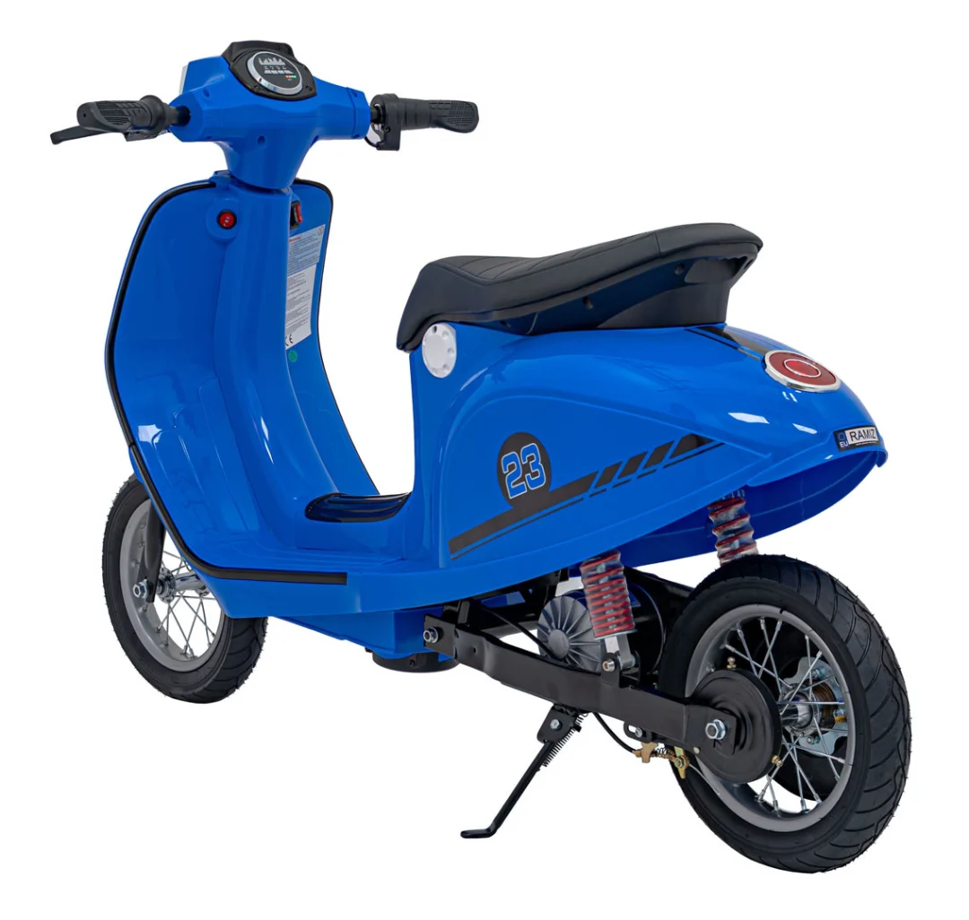 Retro skuter 23 plava motor na akumulator_8