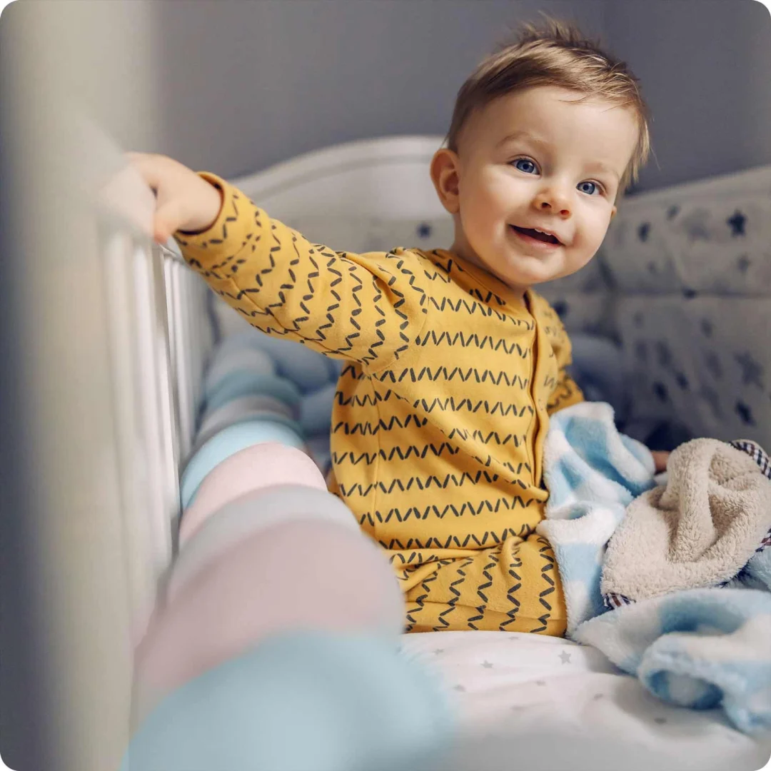 Ricokids 3m ogrtač za dječji krevetić - plavo-roza_2
