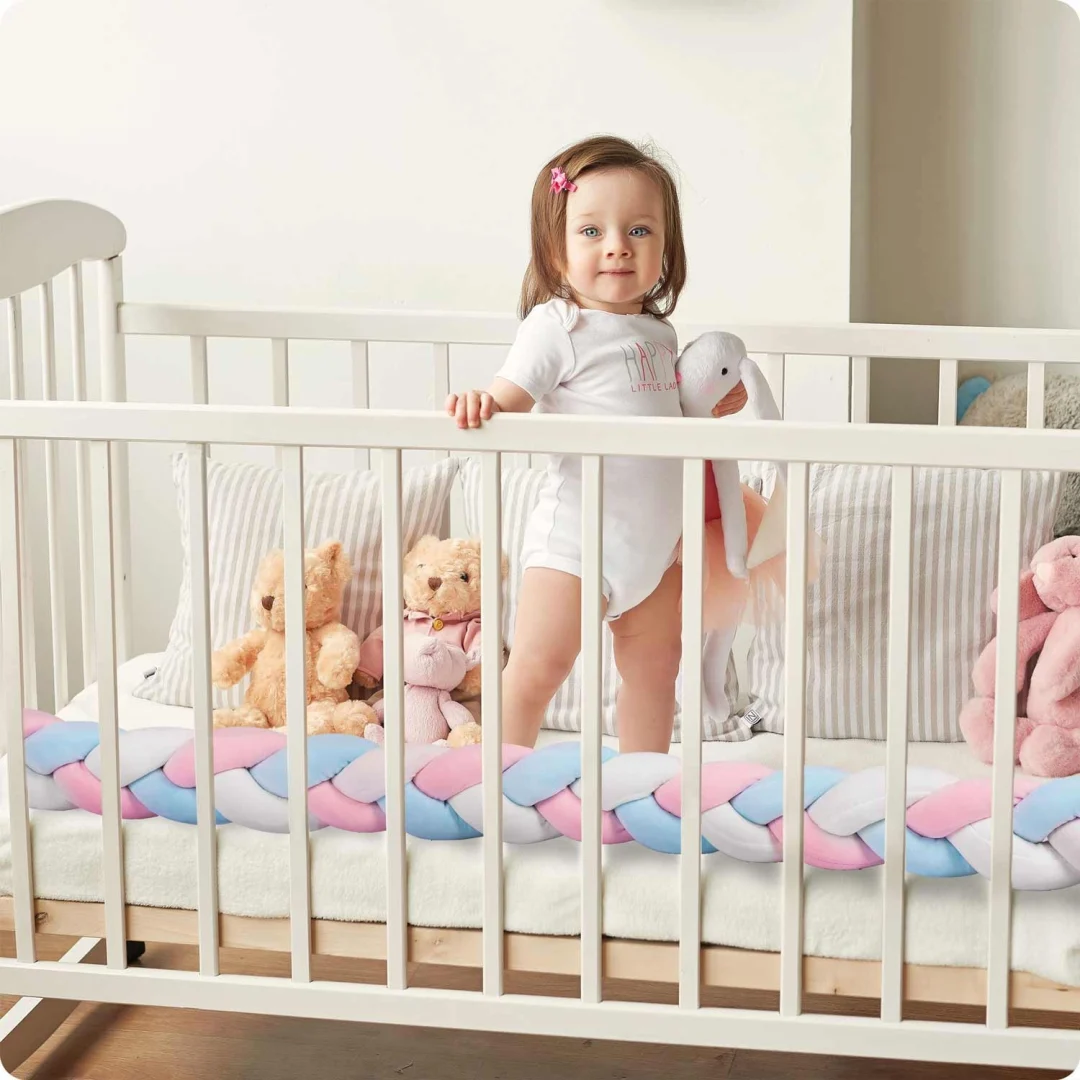 Ricokids 3m ogrtač za dječji krevetić - plavo-roza_3