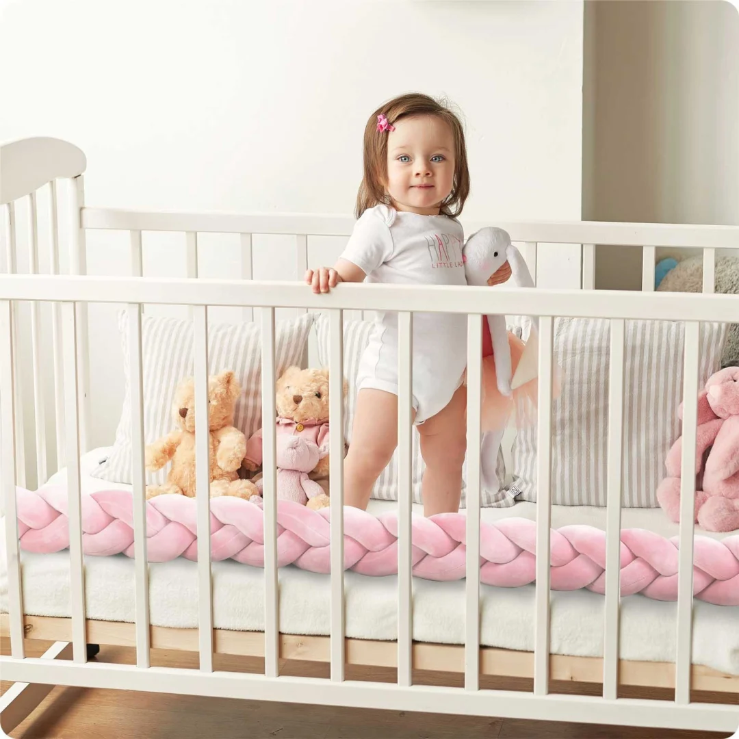 Ricokids 3m ogrtač za dječji krevetić - ružičasti_3