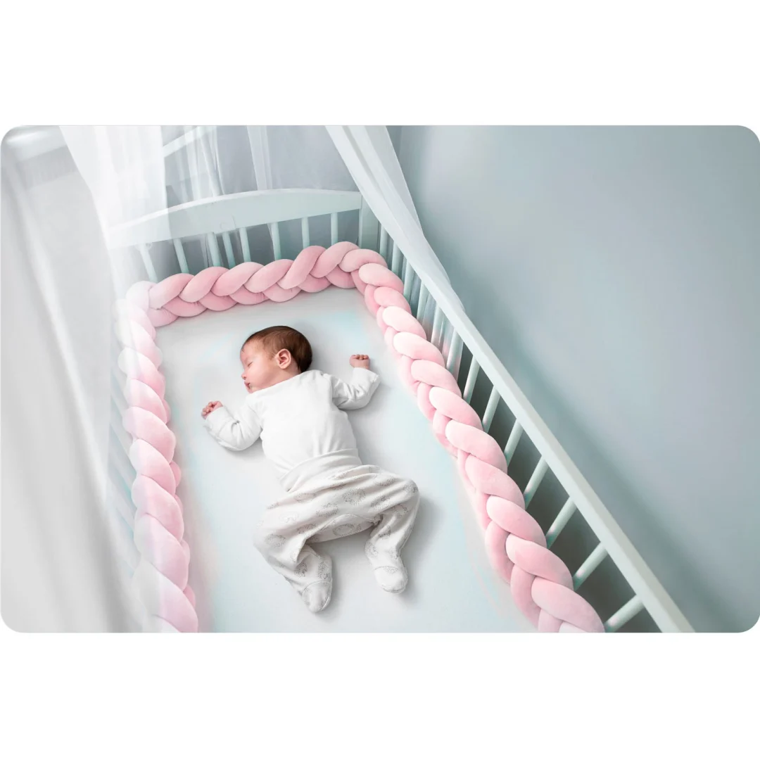 Ricokids 3m ogrtač za dječji krevetić - ružičasti_4