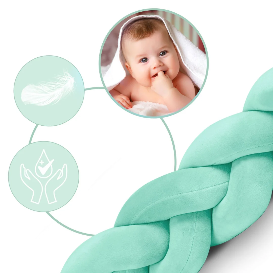 Ricokids 3m omotač za dječji krevetić - mint_3