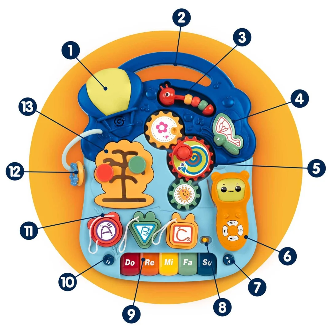 Ricokids 4-u-1 edukativni stol plavi 781900_13