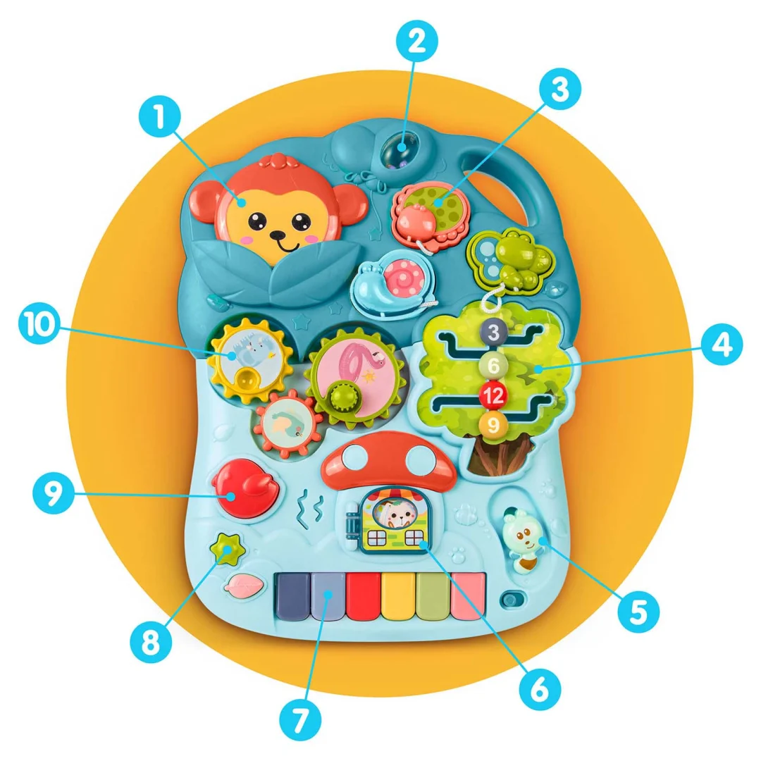 Ricokids 4-u-1 edukativni stol zeleni 781500_13