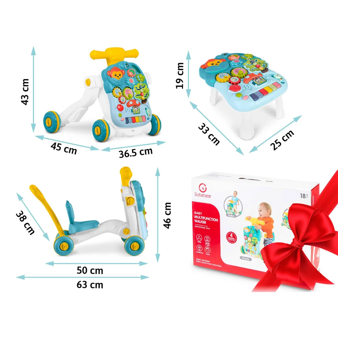 Ricokids 4-u-1 edukativni stol zeleni 781500_15