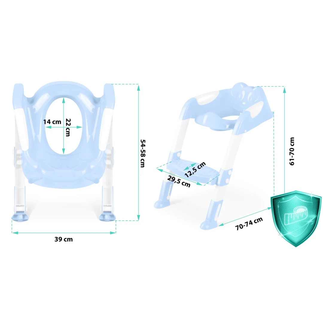 Ricokids 729100 Koala navlaka za WC školjku s ljestvama, plava_8