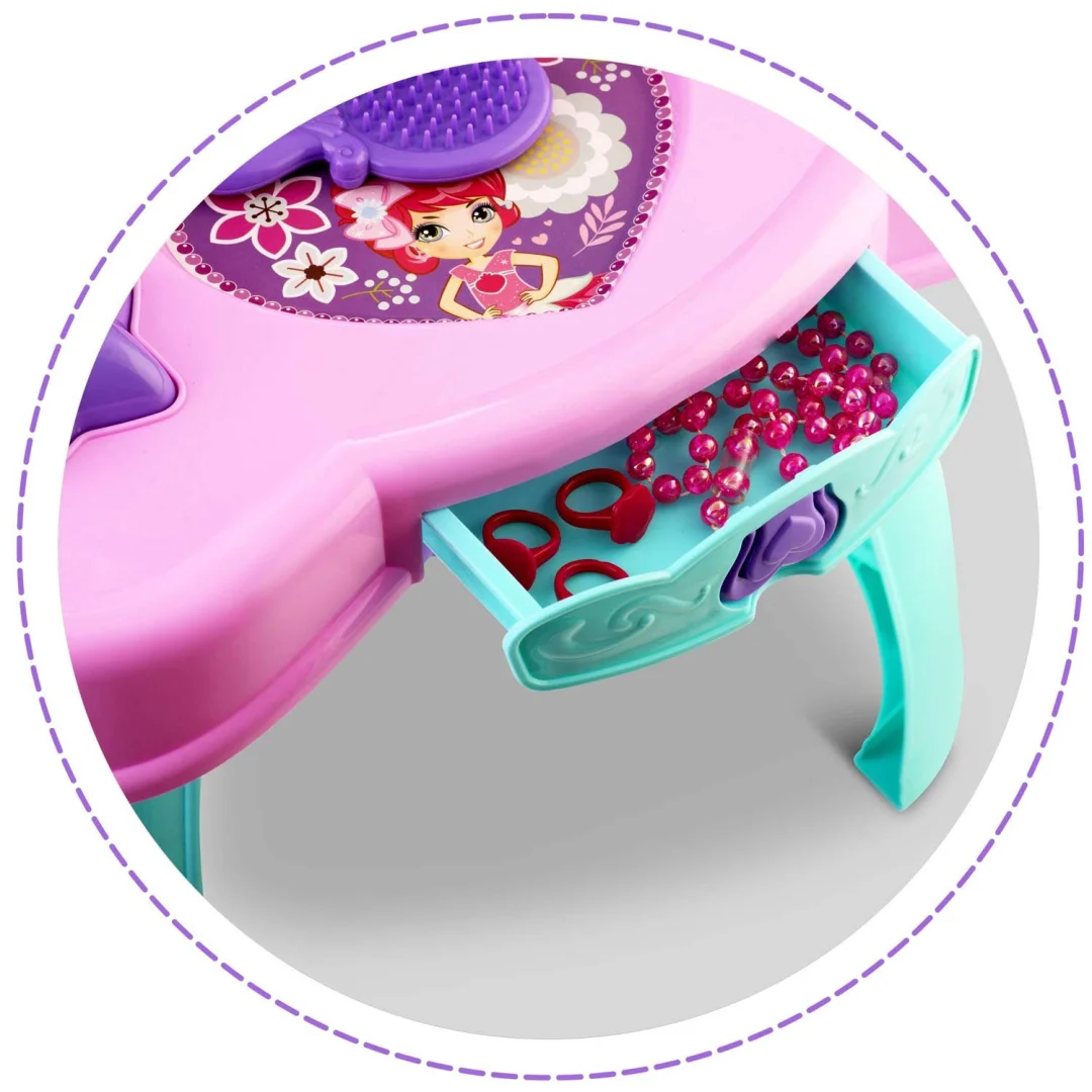 Ricokids 773200 Toaletni stolić za djevojčice s ogledalom_5