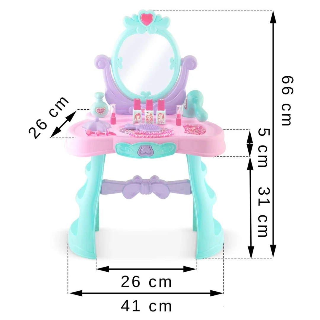 Ricokids 773200 Toaletni stolić za djevojčice s ogledalom_8